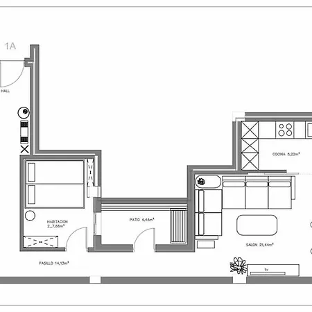 Yellow Sail Medano 2 Dormtiorios Con Parking 아파트